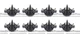 8pcs Aftermarket Diaphragm For EV Electro Voice  FM1502 SH1502 DH1202 DH2001 