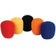 5 Pack Colorful A58WS Foam Windscreen for Shure Ball Type Wired and Wireless Mic
