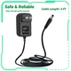 Adapter Fits for Casio HT-700 HT-6000 LK-43JC MA-220 MT-55 Keyboard Power Cord