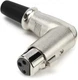 Hosa XRR-318F Right Angle, 3-Pin XLR Female w/ Clamp Strain Relief