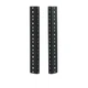 Gator Rackworks Heavy Duty Steel Rack Rail Set, 6U Rails, Black