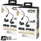 2-PACK MEE Audio M6 Pro 2nd-Gen Noise Isolating Musician's In-Ear Monitors Black