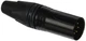 Neutrik NC5MXX-B 5 Pole Male XLR Cable Connector with Black Metal Housing