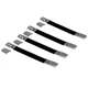 4 Pack Penn Elcom H1195 Long Handle Spring Steel Insert Nickel Finish End Caps