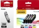 Genuine Canon 280 281 Ink Cartridges-B/C/M/Y For TR8520 8540- Setup-OEM-5PK